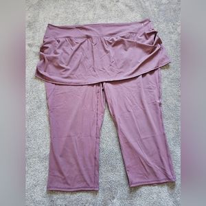 Zuda NWOT skirt eggplant legging
